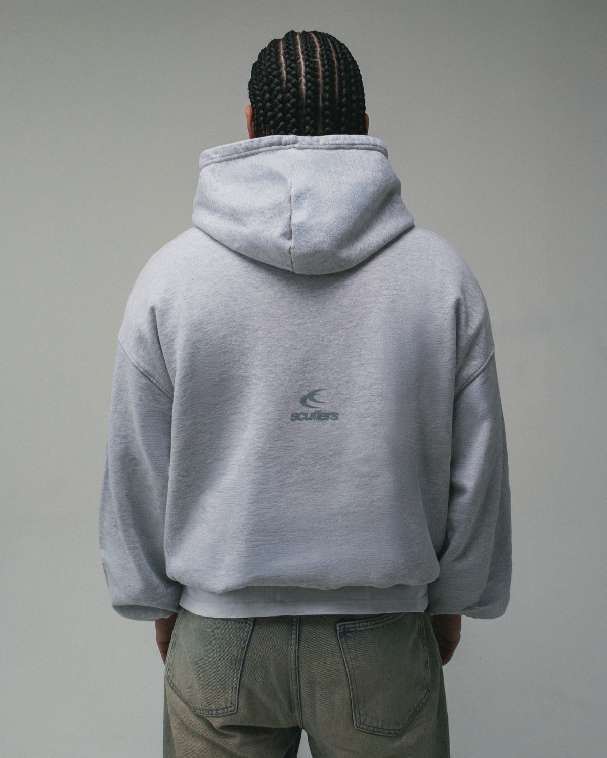 Raw Light Grey Hoodie