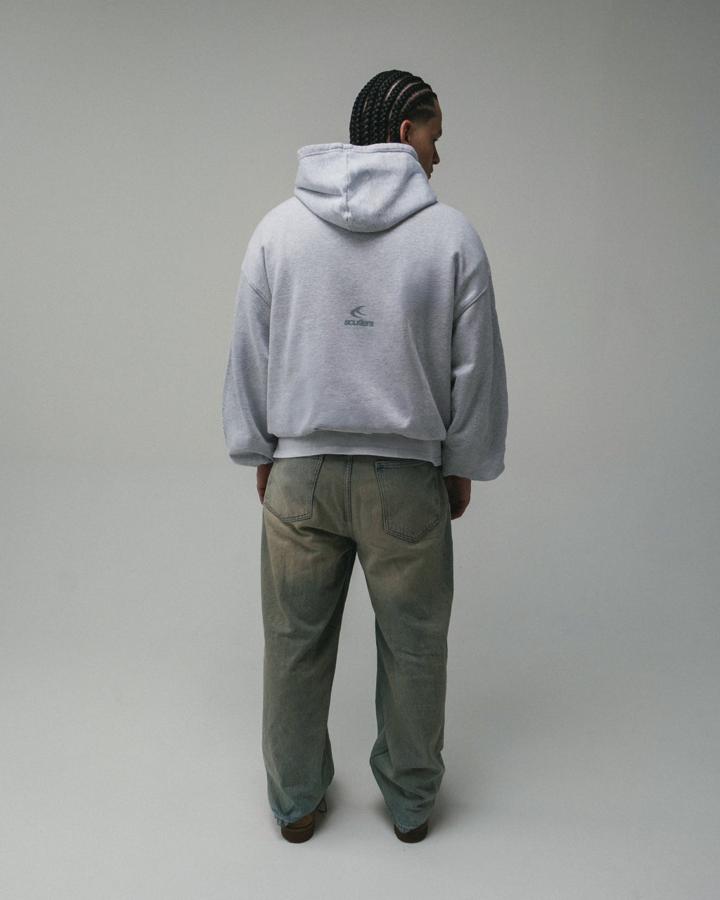 Raw Light Grey Hoodie