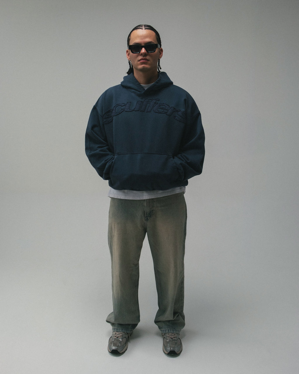 Raw Blue Hoodie