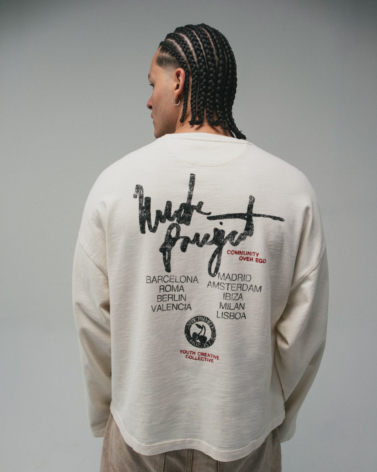 Ego Long-Sleeve Tee Marshmallow